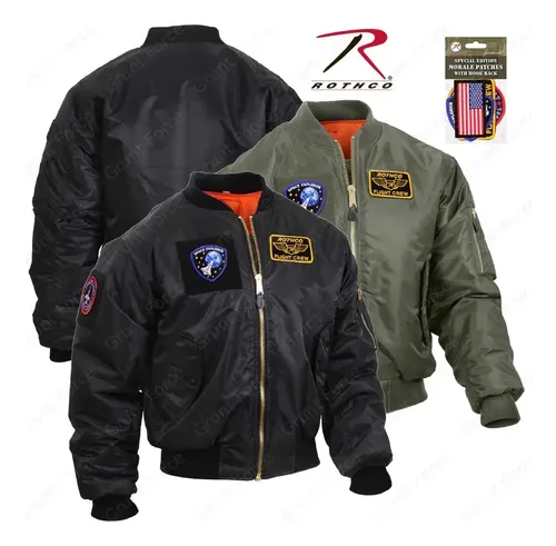 Campera Rothco Ma-1 Flight Jacket - A Pedido_exkarg Negro 38 4