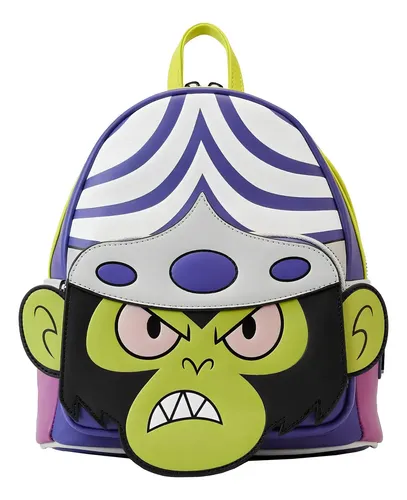 Mini Backpack Urbana Loungefly Mojo Jojo Verde Claro Brilla En La Oscuridad 2