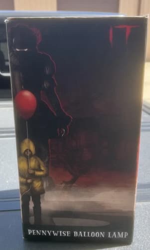 Lampara De Mesa Decorativa Pennywise It - A Pedido Rojo 3