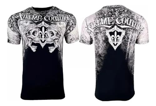 Remera Affliction Men's Hector Black - A Pedido_exkarg Negro M 2