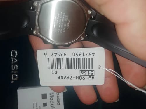 Reloj Casio Digital/analógico Para Hombre Con Correa De Resina Negra Negro 8