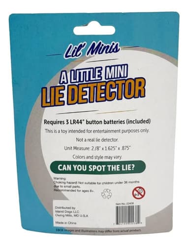Juego De Broma Detector De Mentiras - A Pedido Negro 3