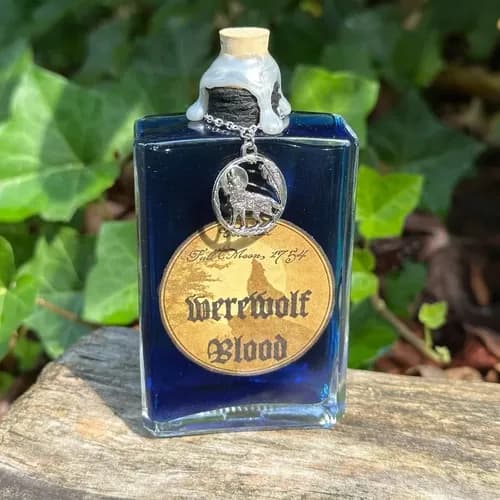 Botella Decorativa Poción Cambia De Color - A Pedido Azul 5