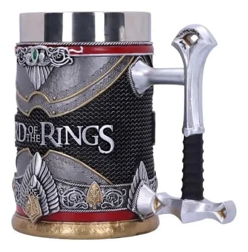 Jarra De Cerveza Lord Of Rings - A Pedido_exkarg Gris 2