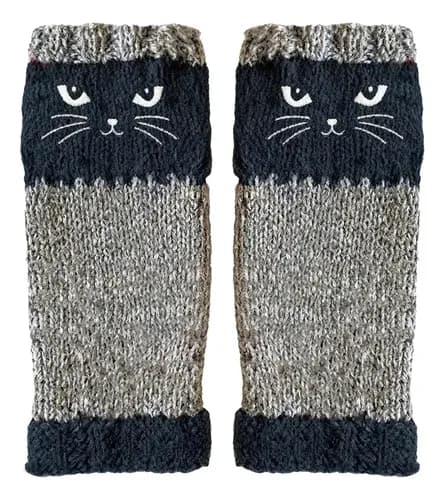 Guantes Sin Dedos Para Mujer - A Pedido_exkarg Negro M 3