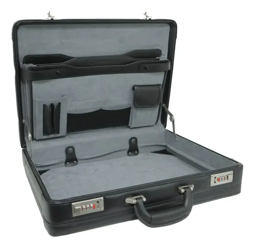 Maletin Alpine Swiss Mens Briefcase - A Pedido_exkarg Negro 5