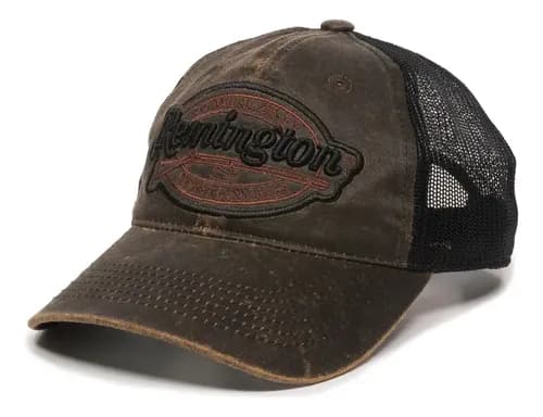 Gorra Usa Remington Cafe Malla Talla Unitalla Liso 4
