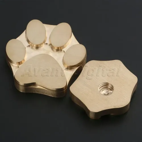 Sello De Cuero Con Logotipo / Para Tallar Madera - A Pedido Dorado
