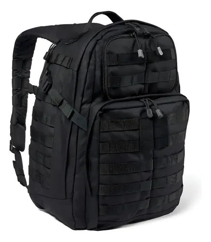 Mochila Táctica 5.11 Rush 24 2.0 Negromilitar 37l Bolsillos Negro