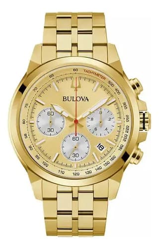 Reloj Bulova 97b217 Classic - A Pedido_exkaerg Dorado Negro Verde