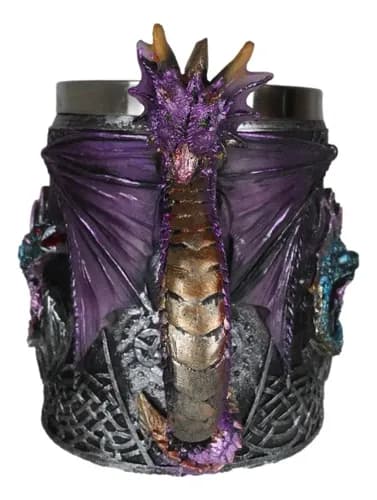 Taza De Cafe Conception Blue Fire Purple - A Pedido_exkarg Violeta 2
