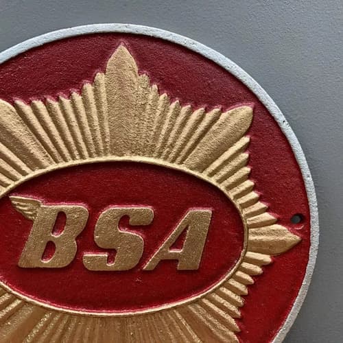 Cartel De Hierro Bsa - A Pedido_exkarg Bsa 4