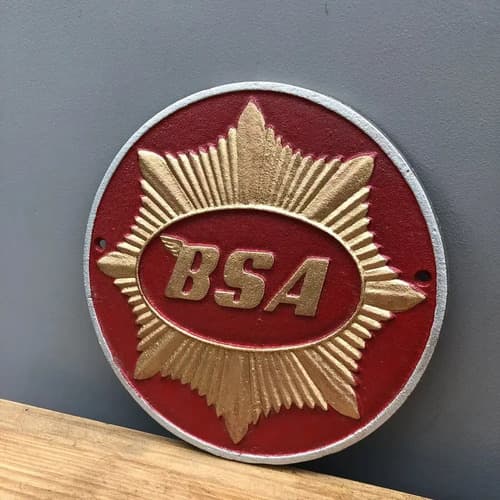 Cartel De Hierro Bsa - A Pedido_exkarg Bsa 3