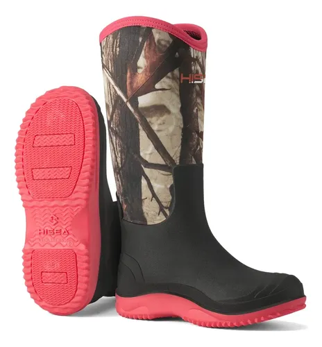 Botas Altas Impermeables Para Mujer Hisea - A Pedido Amarillo 35 Ar 3