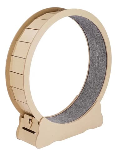 Rueda De Madera Para Ejercicios De Gatos - A Pedido_exkarg Madera