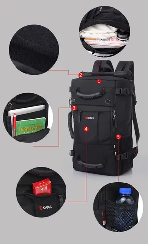 Mochila 40l Large Capacity Men - A Pedido_exkarg X 3