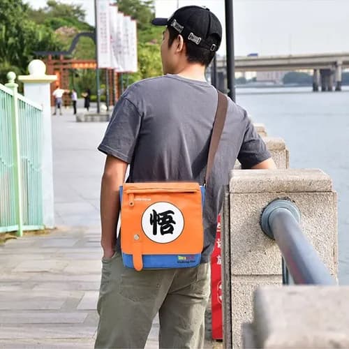 Morral Anime Dragonball Z Canvas - A Pedido_exkarg Naranja 5