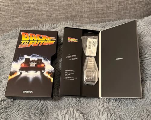 Reloj Casio Classic Regreso Al Futuro - A Pedido_exkarg Plateado 5