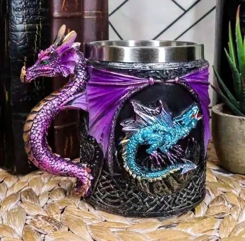 Taza De Cafe Conception Blue Fire Purple - A Pedido_exkarg Violeta 6