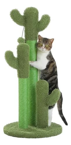 Rascador Para Gatos Cactus - A Pedido_exkarg Verde 4