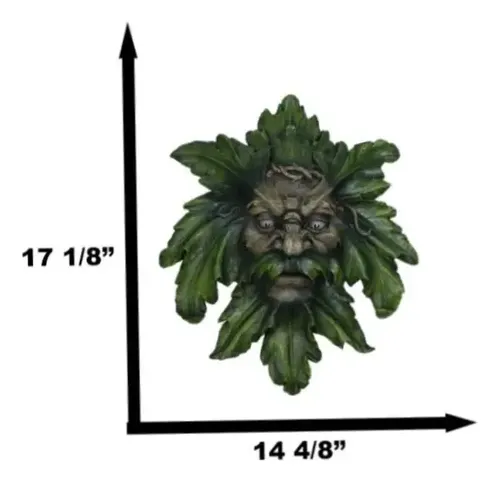 Placa Decorativa De Pared Enigma - A Pedido_exkarg Green Face 3