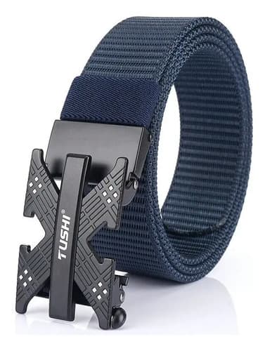 Cinturon Tactico Leisure Belt Alloy - A Pedido_exkarg Negro 125 Cm 2