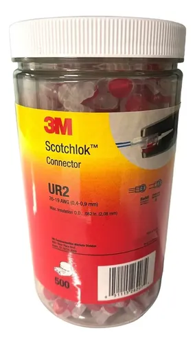 Conector 3m Scotchlok Ur2 26-19 Awg 3 Port - A Pedido_exkarg Rojo