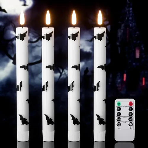 Set Velas Halloween Halloween Flameless - A Pedido_exkarg