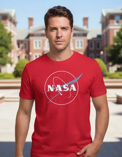 Remera Officially Licensed Nasa Logo - A Pedido_exkarg Azul S