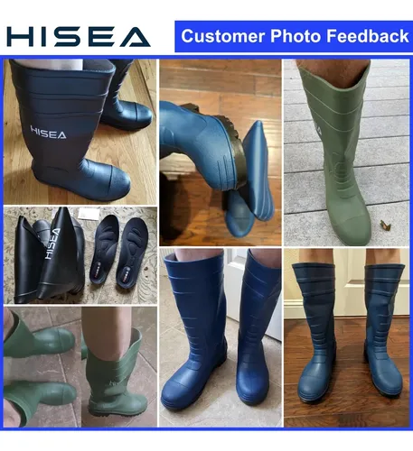 Botas De Lluvia Hisea - A Pedido Verde 37 Ar 4