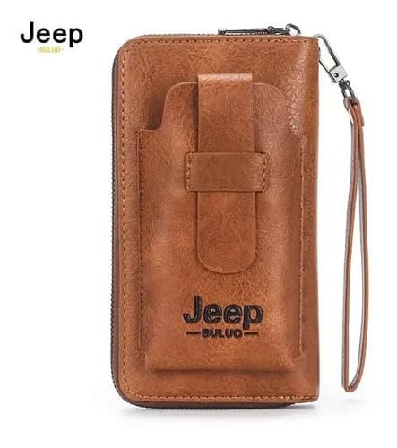 Tarjetero Portacelular Jeep Original - A Pedido_exkarg Negro 3