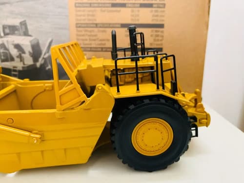 Camioneta Caterpillar 657g 1:50 Diecast Masters Amarilla Amarillo 6