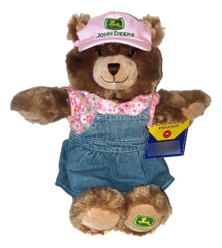 Oso Peluche Build A Bear John Deere 2013 - A Pedido Marrón