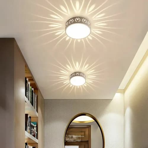 Plafon Modern Chandelier - A Pedido_exkarg Plateado 5