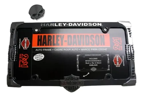 Porta Patentes Harley Davidson Original - A Pedido_exkarg