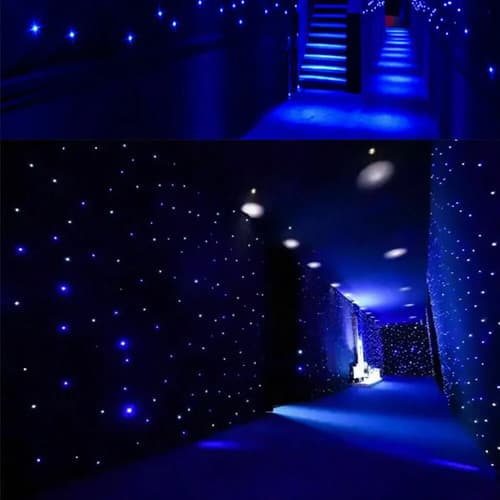 Cortina De Estrellas Led Cielo Estrellado Dmx512 - A Pedido Azul 4