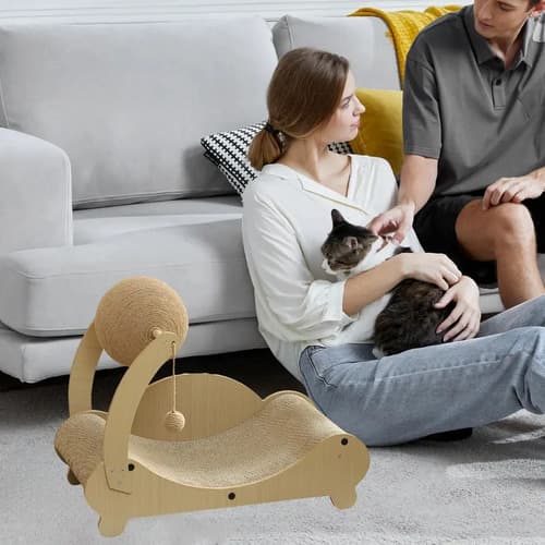 Rascador Para Gatos 2 En 1 - A Pedido_exkarg Marrón 6