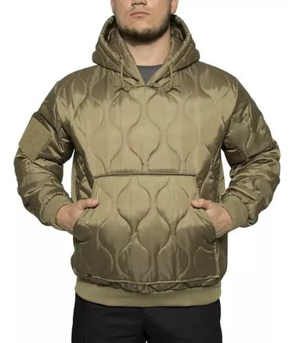 Hoodie Men's Quilted Woobie - A Pedido_exkarg S Verde 5