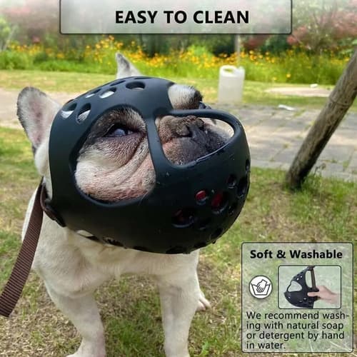 Bozal Ajustable Bulldog Frances - A Pedido_exkarg Pequeño 3