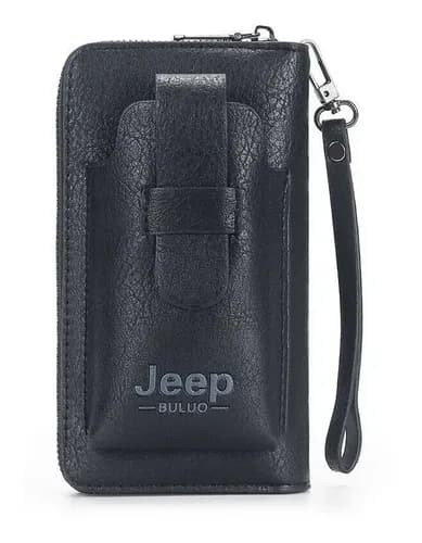 Tarjetero Portacelular Jeep Original - A Pedido_exkarg Negro 2