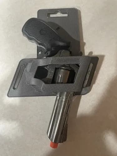 Revolver Cebita Police Detective 357 Metal - A Pedido Plateado 3