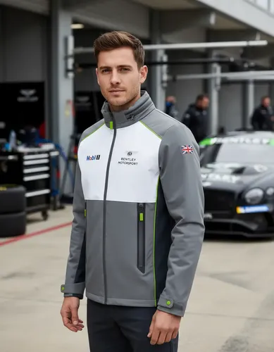 Campera Bentley Motorsport Team - A Pedido_exkarg Gris