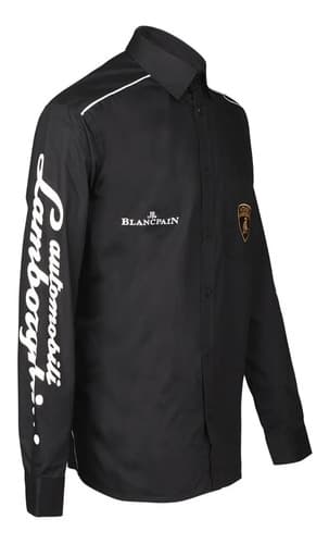Camisa Lamborghini Original - A Pedido_exkarg Negro S 2