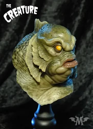 Busto Andy Bergholtz The Creature - A Pedido_exkarg Verde 3