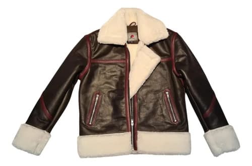 Campera Mujer Aviator Shearling Flight - A Pedido_exkarg Marrón 38 4