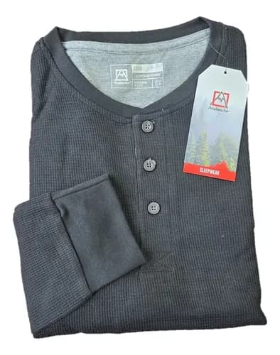 Remera Termica Avalanche Henley - A Pedido Gris Xs 2