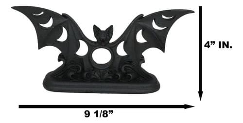 Portavelas Votivo Lunaeca Gothic Lunar Moon - A Pedido Negro 3