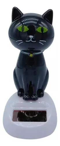Gato Juguete Bailarin Solar - A Pedido_exkarg Gris Oscuro 2