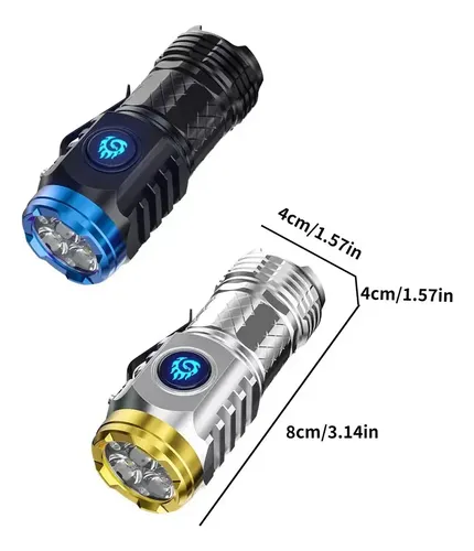 Linterna Usb Rechargeable - A Pedido_exkarg Negro 2