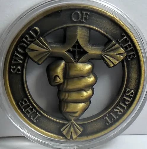 Moneda Coleccionable Christian Warrior - A Pedido_exkarg